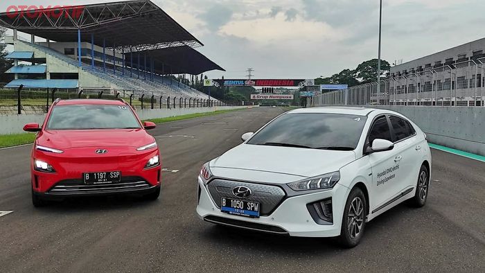 Hyundai Ioniq dan Kona Electric di acara Track Day 2021