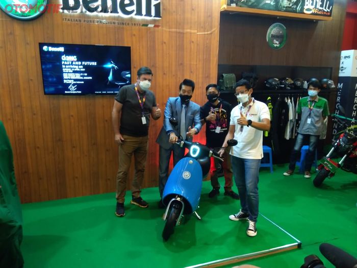 Benelli DONG turut diluncurkan bersama dengan Menteri Pariwisata Sandiaga Uno