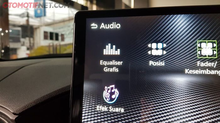 Menu Pengaturan Equaliser Audio Toyota Raize
