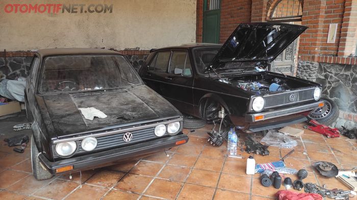 VW Golf MK1 di bengkel Ambrosekunst, Cikunir Bekasi