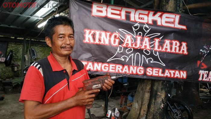 Cak Nur King Aja Lara, spesialis drat slek termasuk karbu RX King