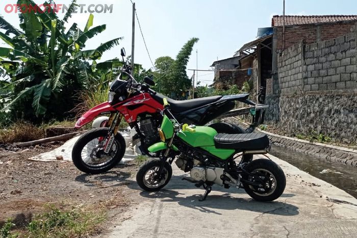 Perbandingan antara Honda CRF150 dan si mocil