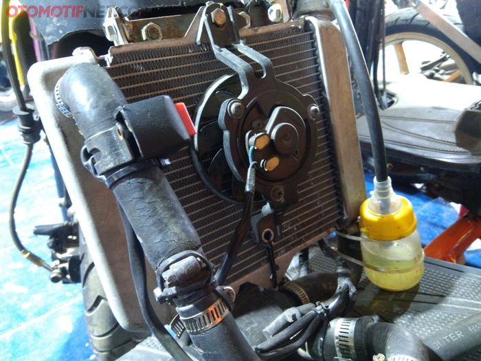 Honda BeAT ini pakai radiator milik Yamaha Jupiter MX