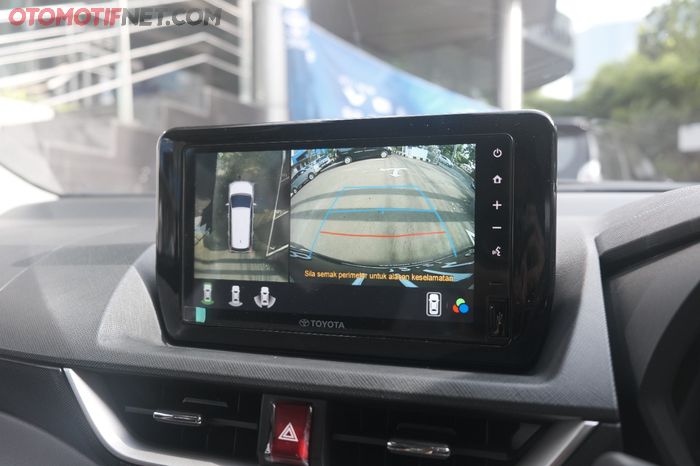 Tampilan Kamera All Round View Monitor Toyota Veloz Terbaru