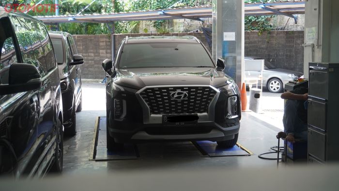 Hyundai Palisade di Bengkel Resmi