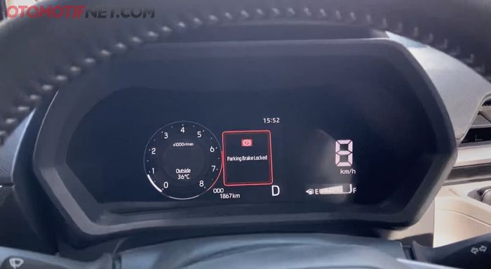 Peringatan Electronic Parking Brake Toyota Veloz Saat Diaktifkan Ketika Sedang Melaju