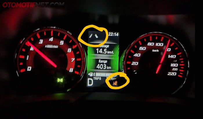 Tanda atau indikator sistem ASA aktif