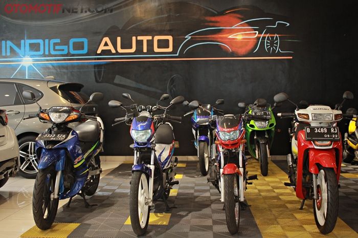 Koleksi motor 2-tak Indigo Auto lumayan lengkap