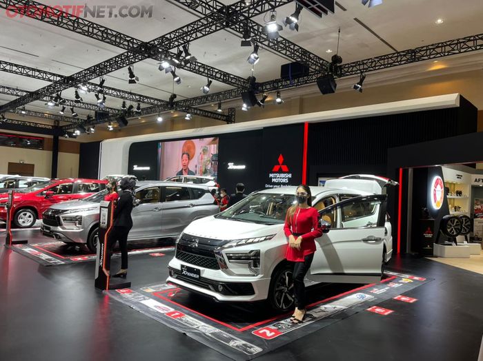 Booth Mitsubishi di ajang Jakarta Auto Week 2022