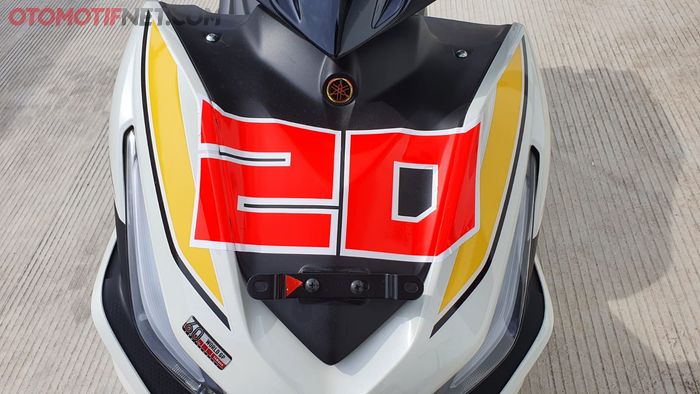 Dikasih nomor start 20 milik Fabio Quartararo, All New Yamaha Aerox 155 ini makin sporty