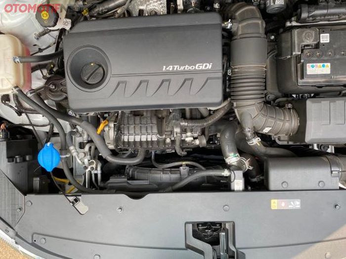 Kappa Engine 1.4L Turbo GDi, masih sama dengan varian di bawahnya