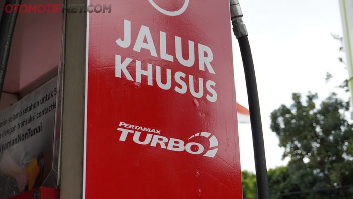 Jalur Khusus Pertamax Turbo di SPBU Pertamina