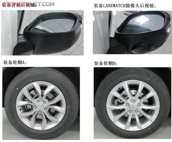 Fitur dan desain pelek Honda CR-V generasi terbaru versi Tiongkok.
