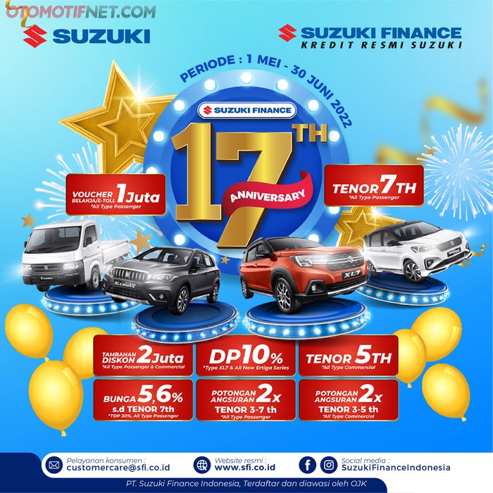 Promo Suzuki Finance Indonesia 2022