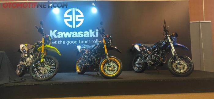 Motor baru Kawasaki KLX230 2022 series, harganya mulai Rp49 jutaan.