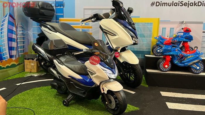 Volta Honda Forza, mainan tunggang beroda elektrik buat anak