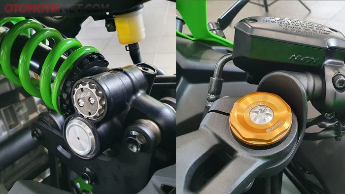 Khusus Kawasaki Ninja ZX-25RR, suspensi depan belakang bisa disetel