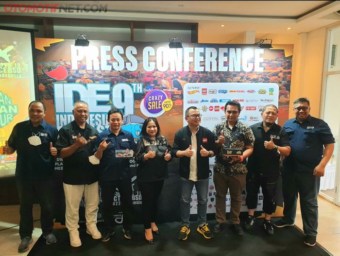 Suasana konferensi pers Indonesia Diecast Expo (IDE) 2022