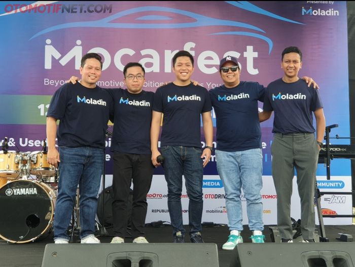 Jajaran petinggi Moladin Indonesia saat pembukaan gelaraan Mocarfest 2022