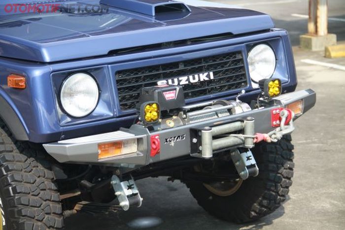 Bumper custom buatan XCTOS, kuat menampung winch