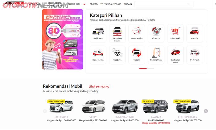 Manfaatkan promo servis berkala yang tersedia di Auto2000 Digiroom