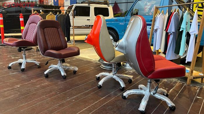 Kursi kerja model bodi Vespa bikinan Vintage Enthusiast