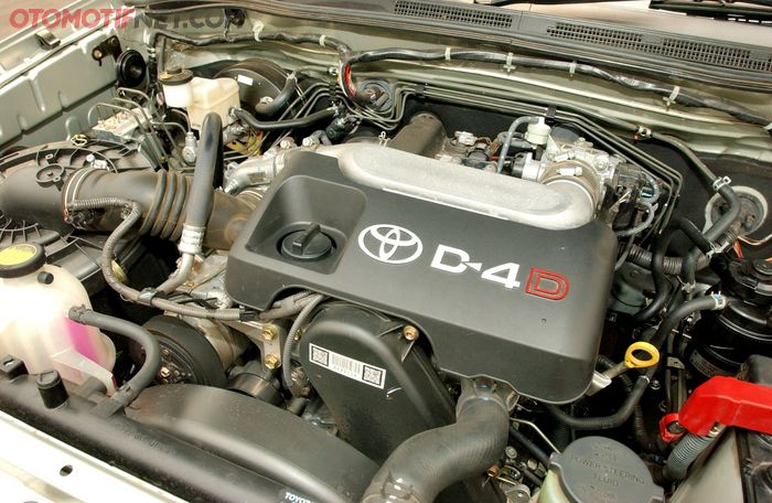 Ilustrasi mesin diesel Toyota 2KD-FTV