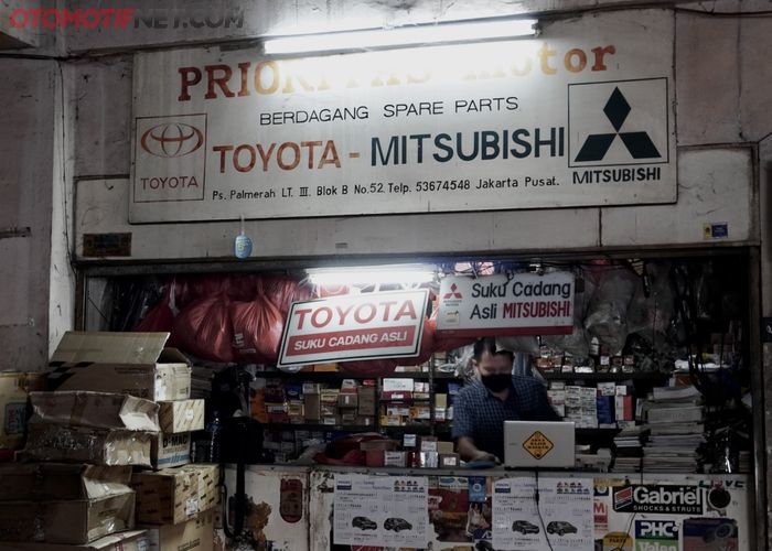 Prioritas Motor Toyota Mitsubishi, surganya spare part dari model baru hingga lawas di Palmerah, Jakarta Pusat