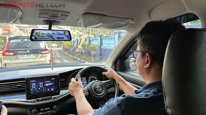 Otomotifnet.com saat jajal performa New XL7 Hybrid menuju lokasi wisata di Kaliurang, Yogyakarta (6/7/2023)