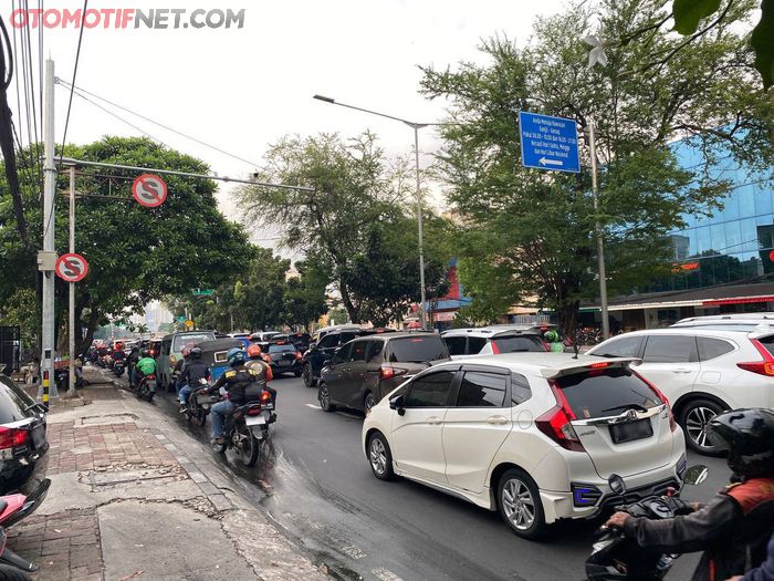 Ilustrasi kemacetan di Jakarta 