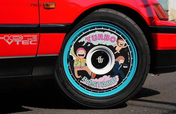 Turbo Bastard Wheel kolaborasi dengan kreator komik Mindblowon