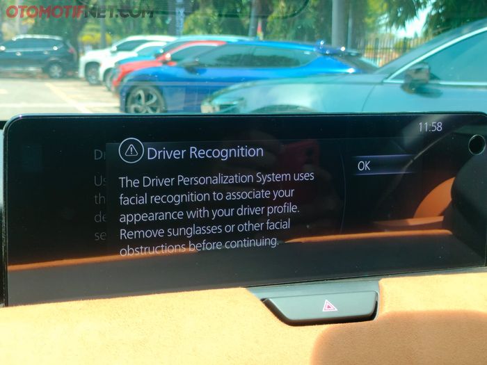 Fitur Driver Personalization di Mazda CX-60 dapat mengenali wajah pengemudinya