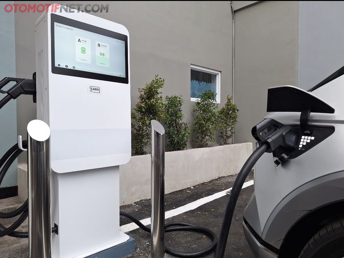 Selain Hyundai, mobil listrik merek lain juga bisa pakai fasilitas EV Fast Charging Station ini asalkan support tipe charger CCS2