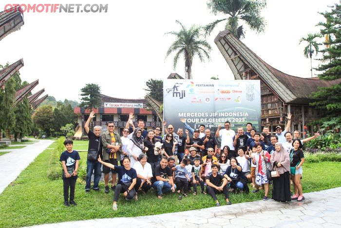 Keseruan komunitas Mercedes Jip Indonesia (MJI) Tour de Celebes 2023