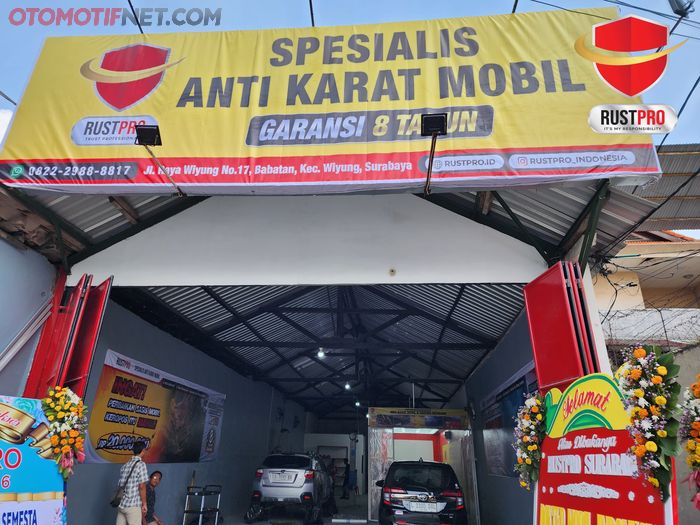 Bengkel spesialis antikarat Rustpro buka di Wiyung, Surabaya