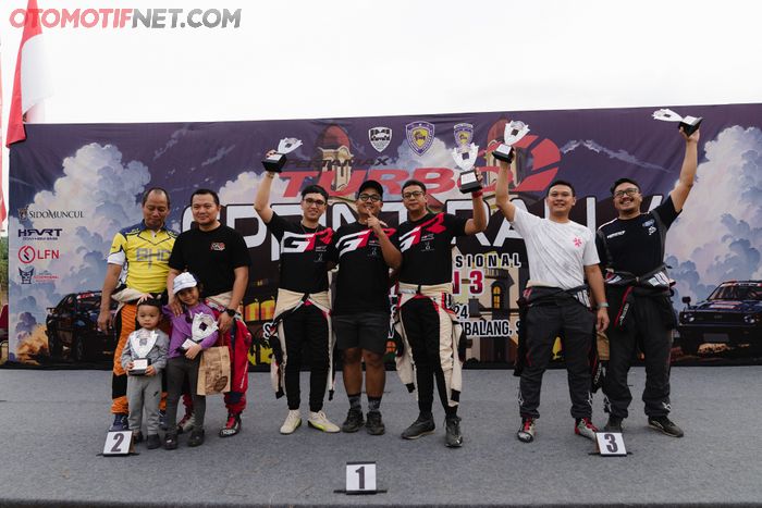  Ryan Nirwan dan navigator Adi Indiarto raih podium 1