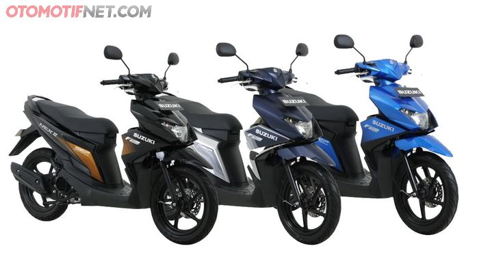 pilihan warna Suzuki Nex II tipe Standard