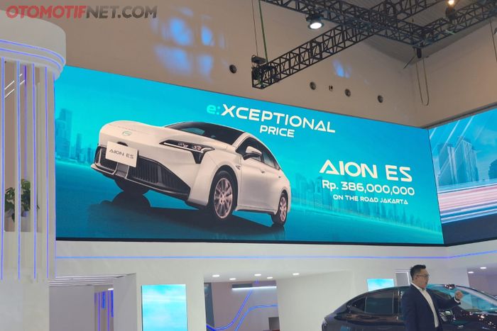 Pengumuman harga Aion ES di GIIAS 2024