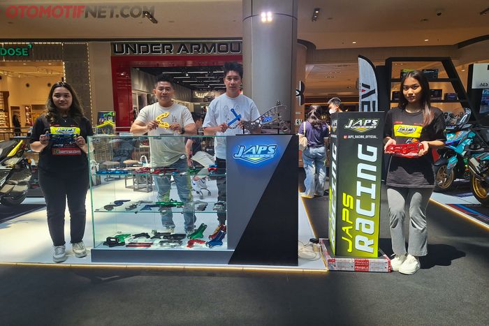 DNC Exhibition 2024 jadi ajang debut bagi produsen part aftermarket lokal baru, Japs Racing
