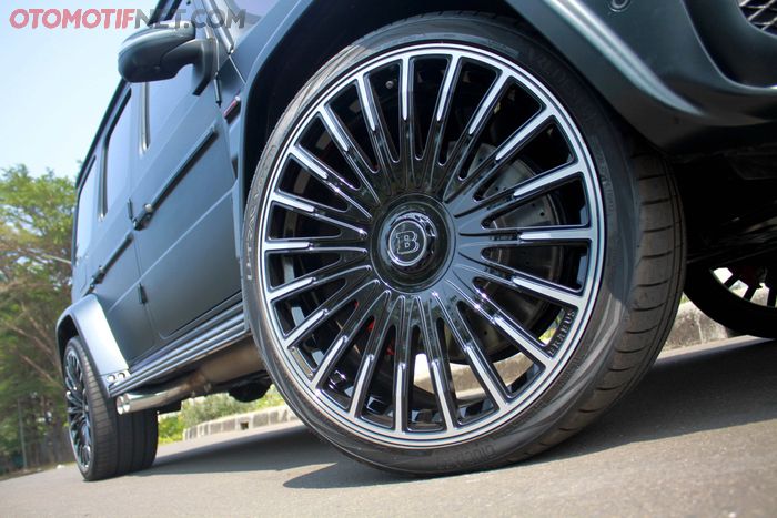 Pelek Brabus Monoblock ZV Platinum Edition 24 inci, mewah!