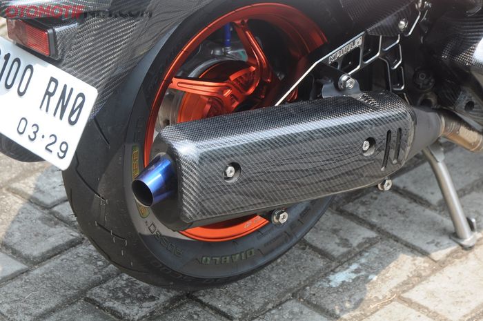 Knalpot Chan Speed buat Honda Giorno+ diboyong langsung dari Thailand