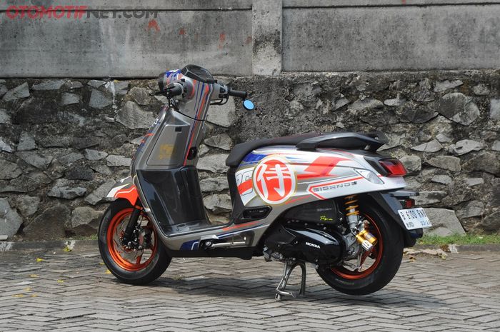 Honda Giorno+ milik Mr. Zam yang sudah dimodifikasi