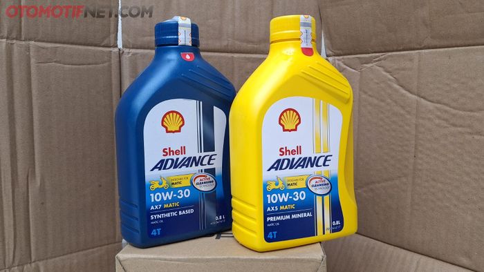 Pilihan oli mesin Shell Advance AX3 dan Shell Advance AX5 buat motor matic Honda 