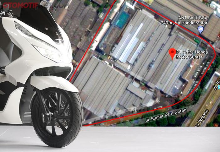 Pabrik perakitan Honda PCX 150 di Indonesia