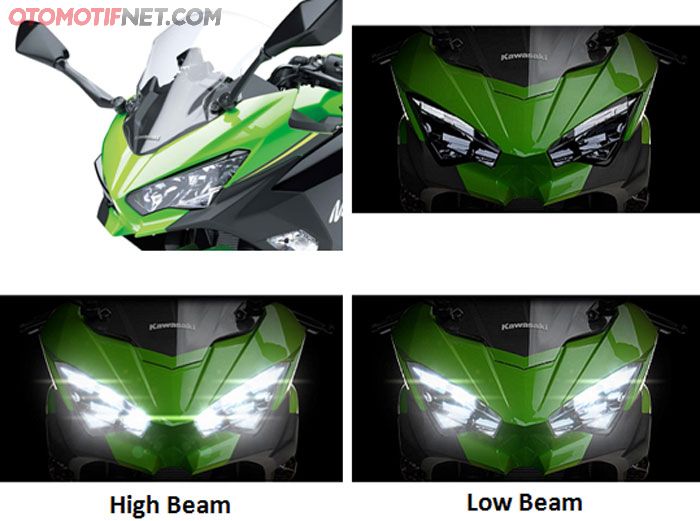 Headlamp Kawasaki Ninja 250 versi 2018