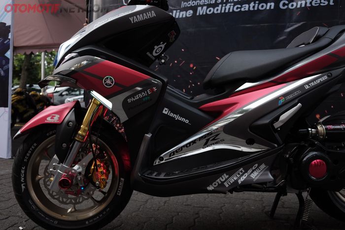 Yamaha Aerox 155 besutan Ian Juno di Customaxi seri Semarang