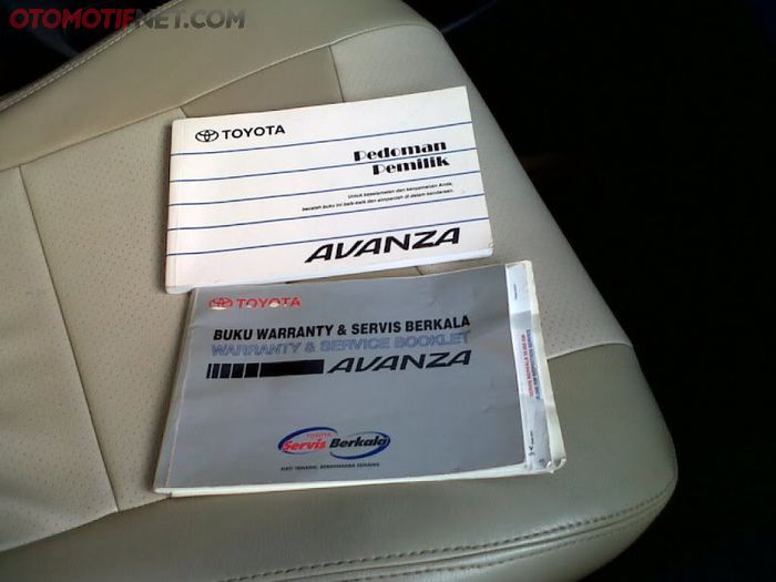 Ilustrasi buku servis Toyota Avanza