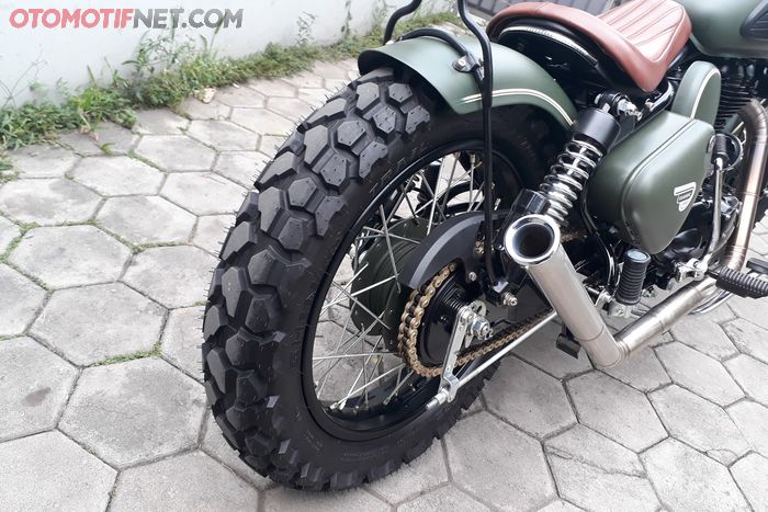 Modifikasi Royal Enfield Classic 500 Gibran Rakabuming Katros Garage