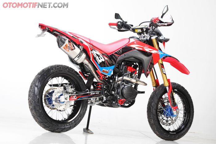 Modifikasi Honda CRF150L Supermoto Bang Jono CAOS Custom Bike