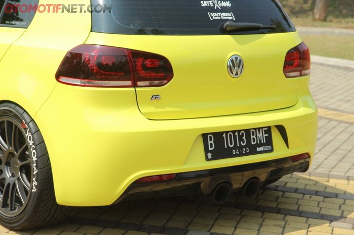 Lampu dan bumper Golf R